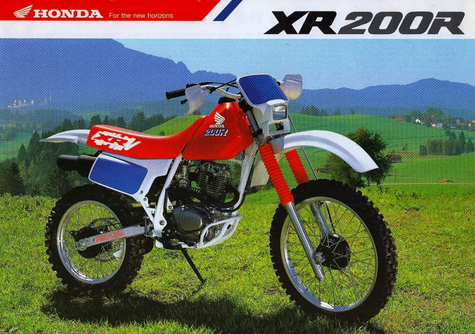 Honda XR 200R (1990) technical specifications
